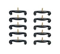 Parti di Violino 10 pz 1/4 1/2 Dimensioni Violino Resto di Spalla Gambe Piedini Nero Spalline Sostituzioni Violino Poggia Accessori accessori per violino