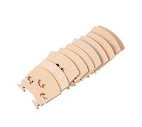 Parti di Violino 10 PZ Legno Di Acero Taglio Laser A Forma Di Cuore Violino Ponti 4/4 3/4 1/2 1/4 1/8 1/10 1/16 Violino Violino Corde Ricambi Accessori accessori per violino (Color : 1-2)