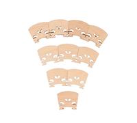 Parti di Violino 10 PZ Legno Di Acero Taglio Laser A Forma Di Cuore Violino Ponti 4/4 3/4 1/2 1/4 1/8 1/10 1/16 Violino Violino Corde Ricambi Accessori accessori per violino (Color : 4-4)