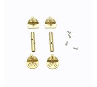 Parti di Violino 2 Pz/set Violino Mentoniera Morsetto Mentoniera Viti In Metallo Argento Accessori Per Strumenti A Corda 3/4 4/4 Violino Parti di Ricambio accessori per violino (Color : GOLD)