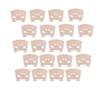Parti di Violino 20PCS Violino Ponte Acero Violino Violino Corde Strumenti di Parte del Ponte Per 4/4 3/4 1/2 1/8 Violino Acustico Accessori FAI DA TE accessori per violino (Color : 4-4)