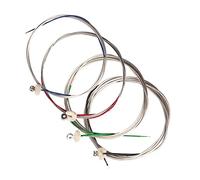 Parti di Violino 4/4 3/4 1/2 1/4 1/8 Contrabbasso Violino Punture GDAE Acciaio Inossidabile Con Cupronichel Ball End Corde Contrabbasso Per Le Prestazioni accessori per violino (Color : 4/4)