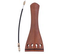 Parti di Violino 4/4-3/4 Marrone Jujube Legno Violino Fine Tuner Cordiera Grande Con Corda Di Coda Violino Jujube Pull Board Violino Tirare Il Bordo Della Corda accessori per violino