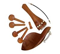 Parti di Violino 4/4 Violino Ricambi Accessori Jujube Legno Mentoniera Cordiera Sintonizzatore Fine Tuning Peg Tailgut Endpin Corde Kit accessori per violino