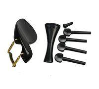 Parti di Violino Accessori Per Violino In Ebano, Kit Accessori Bullone Per Coda, Cinturino Sottogola, Hardware Facile Da Installare accessori per violino