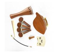 Parti Di Violino In Legno Di Bosso Set Di Raccordi 4/4 Gli Accessori Includono Un Bel Ponte Per Piroli Con Puntale Per Mentoniera Principiante Accessori per Violino