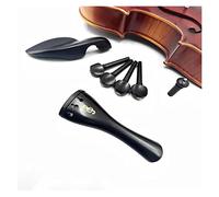 Parti di Violino Professione 4/4 Violino Accessori In Legno Di Ebano Cordiera + Tuning Pioli + Endpins + Mentoniera/Supporto Mento + Sintonizzatore Fine accessori per violino