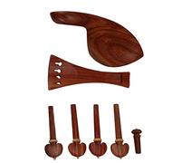Parti di Violino Qualità 4/4 Full Size Violino Ricambi Ebano Violino FAI DA TE Accessori Kit Tuning Pioli, Mentoniera, Endpin Accessori Per Violino accessori per violino