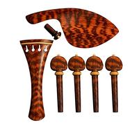 Parti di Violino Set Di Accessori Per Violino In Legno Di Serpente Accessori Per Violino 4/4 Perno Di Estremità Del Chiodo Del Resto Della Mascella accessori per violino