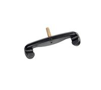 Parti di violino Spalliera per violino in plastica adatta per parti di ricambio da 1/8 1/4 1/2 3/4 4/4 colore nero(3/4 4/4)