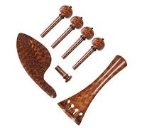 Parti di Violino Violino Kit Tail Nail Durevole Accordatura String Board In Legno Squisita Lavorazione Parti Accessori Per Violino Musicista Amante Della Musica accessori per violino (Color : Black)