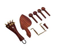 parti di violino Violino Parti di Riparazione Accessori High End Jujube Cordiera In Legno Mentoniera Tuning Peg Fine Pulsante corde di violino 4/4, ponte violino