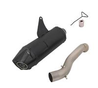 Parti durevoli Slip On Per CFMOTO 800MT CF 800-5A 2021 2022 Scarico Per Moto Escape Moto Marmitta Tubo Di Collegamento Centrale(Style 1)