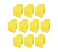Parti e accessori per corno francese 10 Pezzi Di Cuscinetti In Silicone Per Corni Francesi Contralti Parti Valvole Rotanti Resistenti Al Rumore Strumenti Per La Pratica Del Pistone Accessori(Yellow,3.