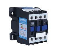 Parti e ricambi Contattore Avviatore elettronico trifase Contattori magnetici Relè 1 2a 3p 3 poli 1NO AC 24V 110V 220 Volt 380V Bobina CJX2-1210 3 5mm Montaggio su guida DIN Impianti elettrici industr