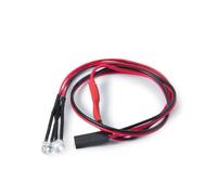 Parti Fari RC Per Axial Per Scx10 Per Scx24 Per Trx4m Per Trx6 Per Tamiya 1/10 1/18 1/24 Luci Fari Anteriori Fanale Posteriore Faretto Notturno Parti Fai Te(Red)