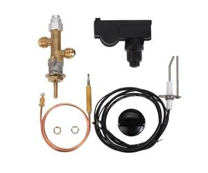 Parti for braciere/camino a propano Kit valvola di controllo di sicurezza for guasto della fiamma con gruppo accenditore a batteria AAA
