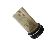 Parti for lavatrice, tappo for pompa di scarico di forma lunga, diametro 9,8 x 5,3 cm