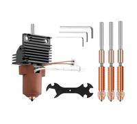 Parti for stampante 3D for K1C K1 Max Hotend Kit blocco riscaldante in ceramica a scambio rapido Ugello da 0,4 0,6 0,8 mm Stampa ad alto flusso(Package 5)