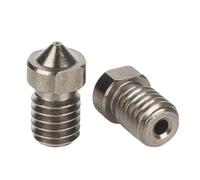 Parti for stampante 3D for ugello in acciaio temprato E3D V5 V6 Ugello ad alta temperatura Filettatura M6 0,4/0,6/1,8/1,0 1,75 mm Matrice in acciaio Ugello in acciaio distintivo(1.75mm-0.6mm,1PC)