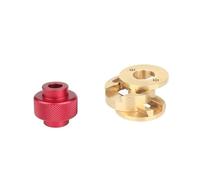 Parti for stampante 3D Giunto rigido Giunto for albero in lega di alluminio Asse Z Motore passo-passo Vite di sollevamento manuale zigrinata Dado 5x8mm(1xCoupler 1x16 Nut)