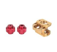 Parti for stampante 3D Giunto rigido Giunto for albero in lega di alluminio Asse Z Motore passo-passo Vite di sollevamento manuale zigrinata Dado 5x8mm(2xCoupler 1x18 Nut)