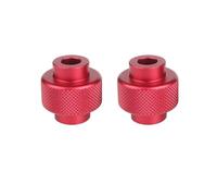 Parti for stampante 3D Giunto rigido Giunto for albero in lega di alluminio Asse Z Motore passo-passo Vite di sollevamento manuale zigrinata Dado 5x8mm(2xCoupler)