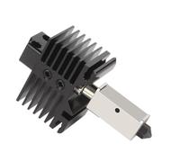 Parti for stampante 3D Kit estrusore hotend aggiornato Blocco riscaldante in rame placcato Ugello in acciaio temprato for Bambu Lab X1/P1P distintivo