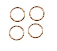 parti Guarnizione for tubo di scarico in rame placcato for motocicletta, 38,8 * 46,5 * 4, adatta for Hon CX500/C/E 1977-1986 CX650 C/E 1983-1984 XL250 K 1975-1978(4pcs)