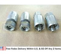 Parti JCB - Raccordo Femmina Dritto 1/4" BSP Con O Ring, Confezione Da 4 Pezzi