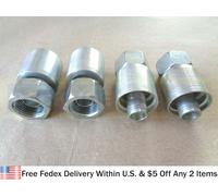 Parti JCB - Raccordo Femmina Dritto 5/8" BSP Con O Ring, Confezione Da 4 Pz