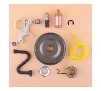parti Kit di clip for rondella della linea F dell'olio del carburante, ingranaggio a vite senza fine della pompa dell'olio MS271 MS291 MS 271 291, tamburo della ruota dentata della frizione da .325" 7