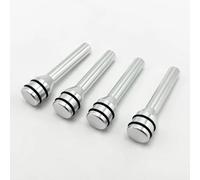 Parti La Modifica Dell'auto Compatibile Con Per Polo Per Beetle MK2 MK3 Per CC 4 Pezzi Perni Bloccaggio Porta Manopola Bloccaggio Porta Perni Asta Bloccaggio Porta(Silver)
