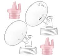 Parti Maymom compatibili con Spectra/Ameda Luna, Synergy Gold; include tettarella larga 17 mm (2° gen.) e valvola rosa. Sostituisce Spectra S1/S2; non parti originali.