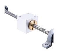 Parti meccaniche con vite a sfere e dado 1 set 200mm-600mm CNC T8 vite di comando 8mm+dado in ottone e rame+supporto cuscinetto KFL08+volantino+ alloggiamento(550mm)
