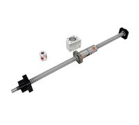 Parti meccaniche con vite a sfere e dado DFU2505 Doppia chiocciola a sfere 400 500mm 600mm 700mm 750mm 800 900 1000mm Vite a FK20 FF20(300mm)