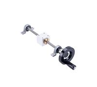 Parti meccaniche con vite a sfere e dado Vite Conduttrice T8 Da 8 Mm + Dado + Supporto Cuscinetto KP08 + Volantino + Alloggiamento(250mm)