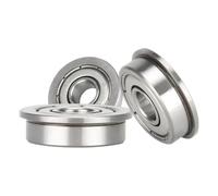 Parti metalliche flangiate della puleggia con scanalatura del cuscinetto a sfere 623ZZ 624ZZ 604ZZ 684ZZ 625ZZ 688ZZ 608ZZ Parte della stampante 3D 608 Cuscinetto(10PCS,F625ZZ 5x18x5mm)