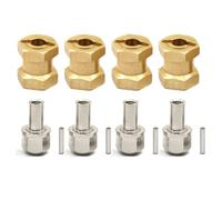 Parti Modellini RC Per Axial Per TRX4 D90 D110 Per Scx10 900 1/10 4 Pezzi 12mm 15mm 17mm Asse Allargare Ruota Esagonale Adattatore RC Parti Di Automobili(15MM)