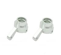 Parti Modellini RC Per WPL C14 C24 C34 C44 B14 B1 B16 B24 B36 Per MN D90 D91 Per MN99S Metallo Assale Anteriore Ponte Sterzo Tazza Turn Cup Kit RC Auto Pezzi Di Ricambio(Silver)