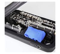 Parti oboe Oboe Composito In Legno In Legno Argento Placcato Semi Automatico C Tono (Color : Ebony wood silver plated)
