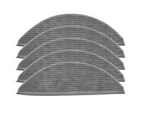 parti Panno for mocio, compatibile con Lydsto R1, R1A, R1 Pro, S1, accessori for aspirapolvere e spazzatrice for pavimenti(Black Mop pad 5 pcs)