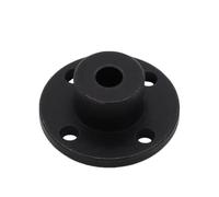 Parti Per 1 Pz Giunto Flangiato Rigido 6/8/10/12mm Kit Connettore Giunto Albero Guida Motore In Ferro Parti Trasmissione Potenza Hardware Nero(6MM)