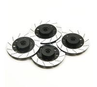 Parti Per 3Racing Per Sakura D4 Per AWD RWD 1/10 4 Pezzi Cerchione In Alluminio Disco Freno Scatola Adattatore Esagonale Da 12 Mm Accessori Per Auto RC Drift(Black)