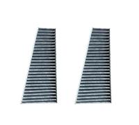 Parti Per Auto Per A4 B8 Per Q5 8R Per A5 8T 8F S5 Filtro Aria Condizionata Core + Solo Griglia 1/2/5PCS Filtro Aria Abitacolo Esterno Kit Filtro Aria(2Pcs White Filter)