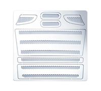 Parti per Auto RC per 1/14 per Tamiya Camion per Scania R620 R470 56318 RC Auto Parti di Aggiornamento Griglia in Metallo Maglia Frontale Viso Aspirazione Copertura Decorativa