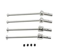 Parti per auto RC Per Arrma 1/8 Per Typhon 6S 1/7 Per Infraction Per Limitless BLX rc Car 4 Pezzi Albero Trasmissione Anteriore E Posteriore In Metallo Parti Aggiornamento CVD(Silver,1 Set (4pcs))