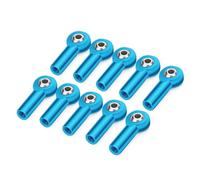 Parti per Auto RC per Axial SCX10 II D90 D110 per Tamiya CC01 1/10 RC Auto Barca Aereo Parti Fai da Te Metallo CW M3/M4 Tirante di Collegamento Giunto Sferico estremità(M3 Anti Blue)