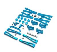 Parti per auto RC Per JLb 1/10 J3 Tazza Sterzo Metallo Set Bracci Oscillanti RC Autocarri Veicoli Cingolati Fuoristrada Parti Accessori Aggiornamenti Sostituzioni(Blue)