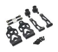 Parti per auto RC Per SCY 16106 1620116101 16102 16103 16104 1/16 Anteriore Metallo Braccio Oscillante Coppa Sterzo Biella Ricambi Auto RC Accessori Ricambio(Black)